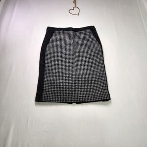 ⭐️J.Crew 100% Wool Houndstooth Pencil Skirt – Size 2 – Classic Preppy Office